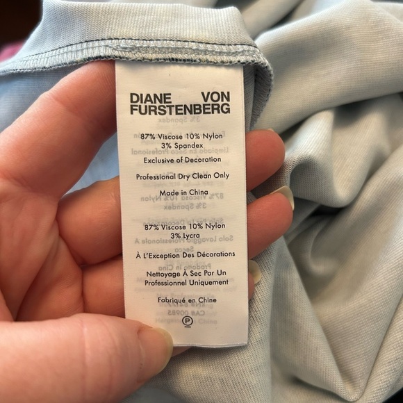 Diane Von Furstenberg Flared Trousers With Unique Textured Pattern And Fit - Picture 10 of 10